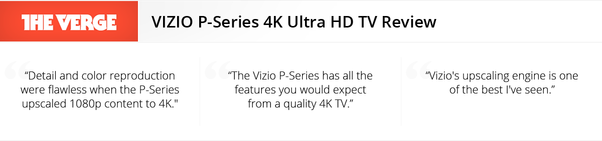 The Verge VIZIO P-Series 4K Ultra HD TV Review